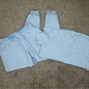 MANDALA SCRUBS - POWDER BLUE